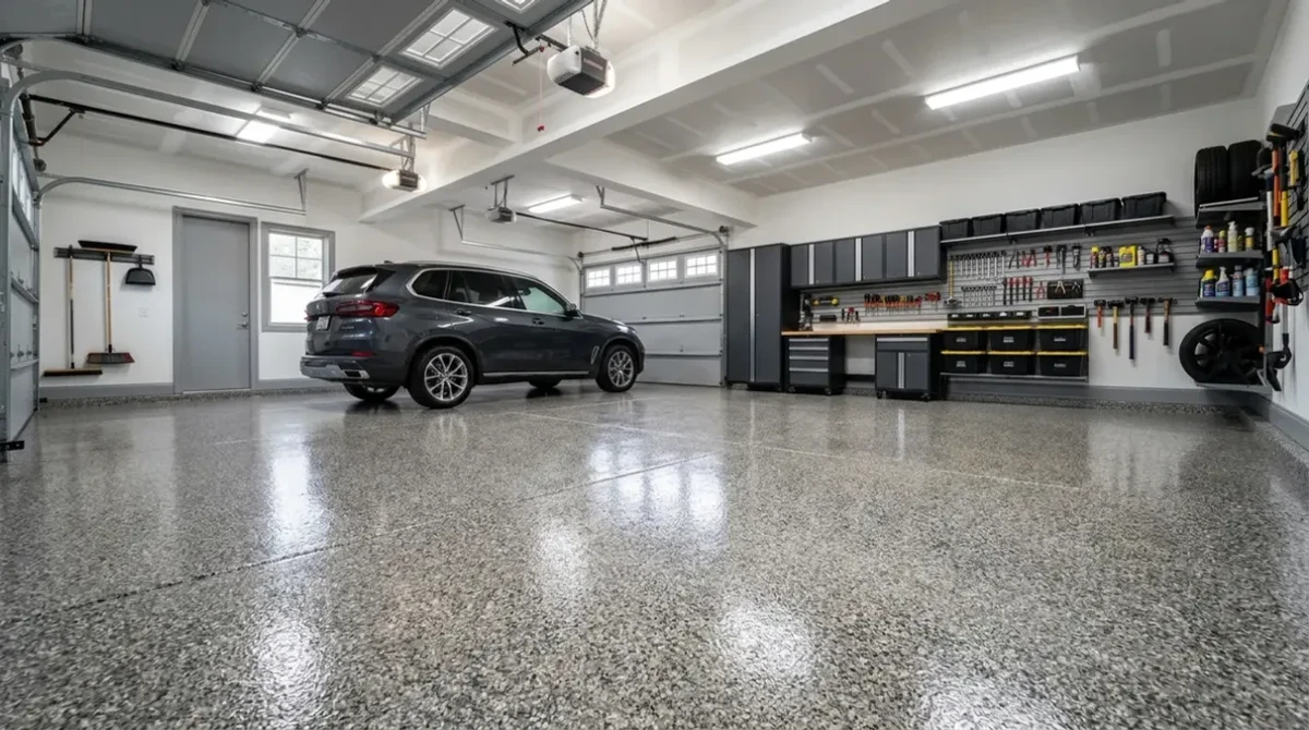 Concrete Masters v2 Garage Floor Coating in Sandy Springs