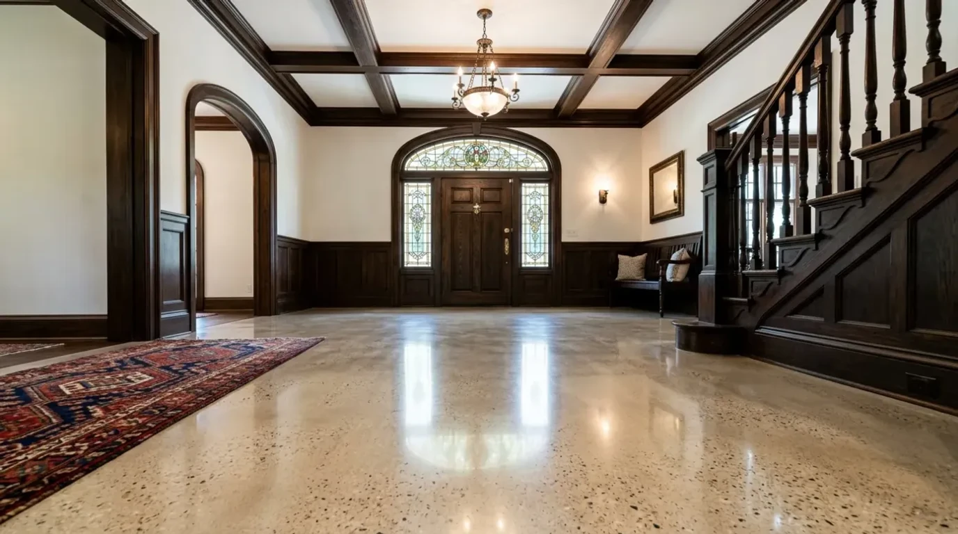 Concrete flooring project in Druid Hills, GA