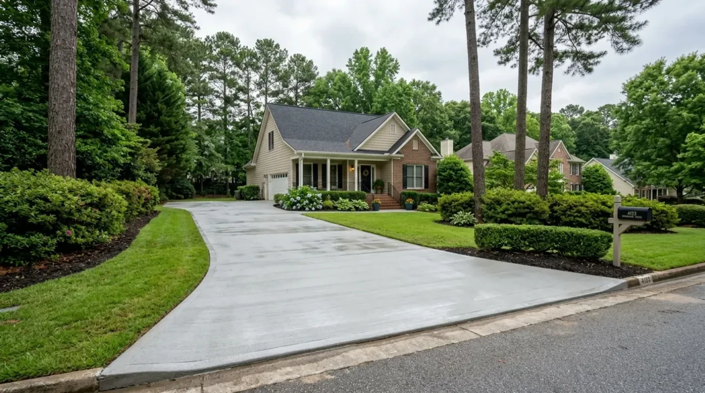 Concrete flooring project in Rockbridge, GA