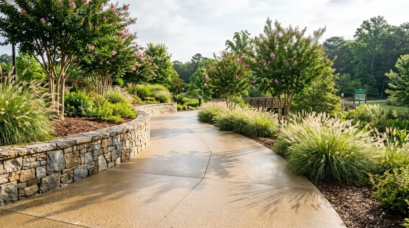 Concrete flooring project in Suwanee, GA