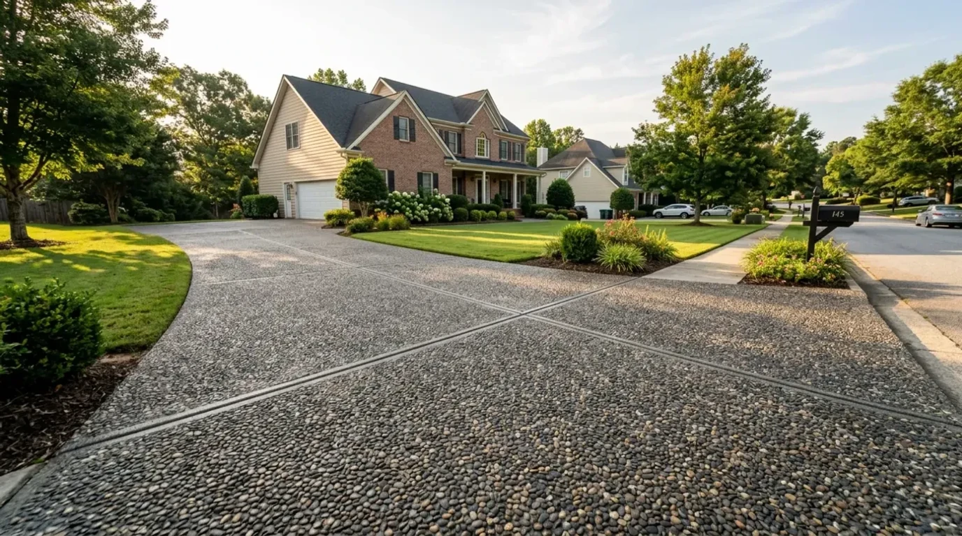 Concrete flooring project in Tyrone, GA